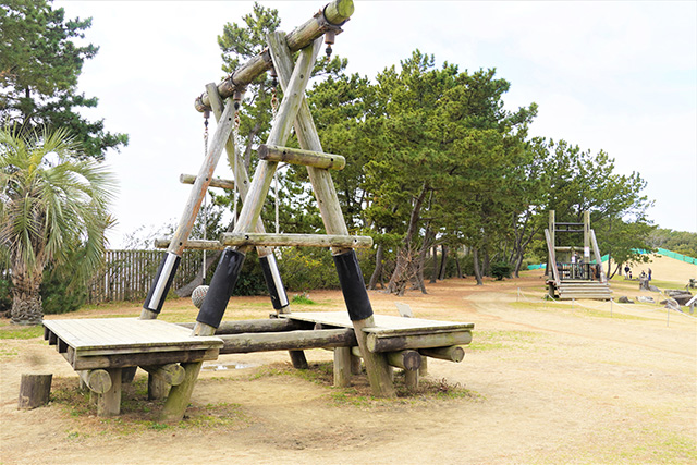木製アスレチック遊具/赤穂海浜公園（兵庫県/赤穂市）