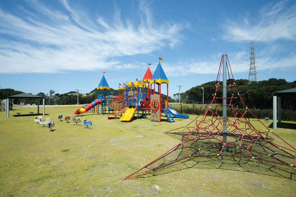 宿泊客だけが利用できる遊具のある公園／とれとれヴィレッジ（和歌山県/西牟婁郡白浜町）