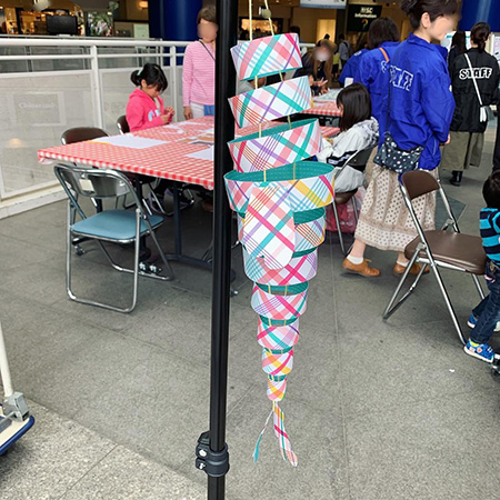 「鯉のぼり作り」の様子/港北 TOKYU S.C.(神奈川県/横浜市)