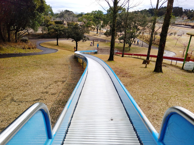 30m越えのローラー滑り台/久峰総合公園(宮崎県/宮崎市)