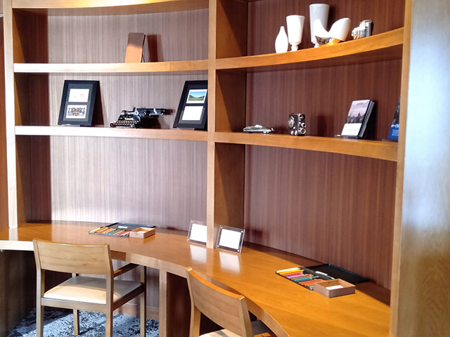 「レタールーム」の机/シェラトン・グランデ・オーシャンリゾート(宮崎県/宮崎市)