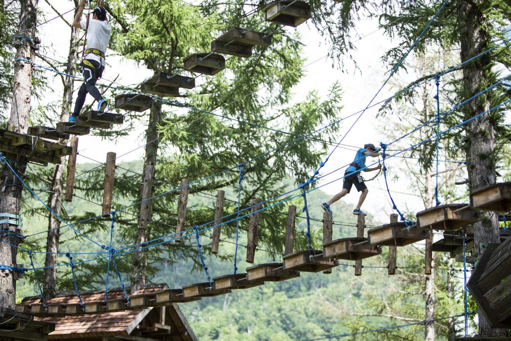 ツリートレッキング/ニセコビレッジ 自然体験グラウンド「ピュア」(北海道ニセコ町)