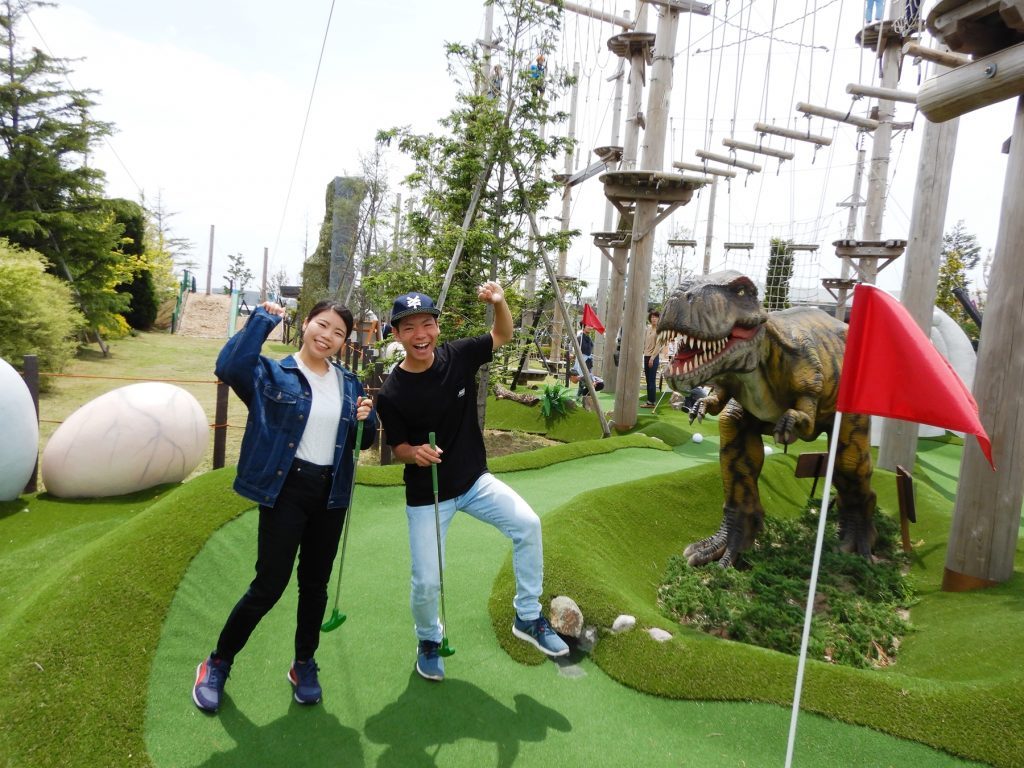 ミニゴルフ場「ディノゴルフ」／ワンダーフォレストきゅりお(愛知県常滑市)