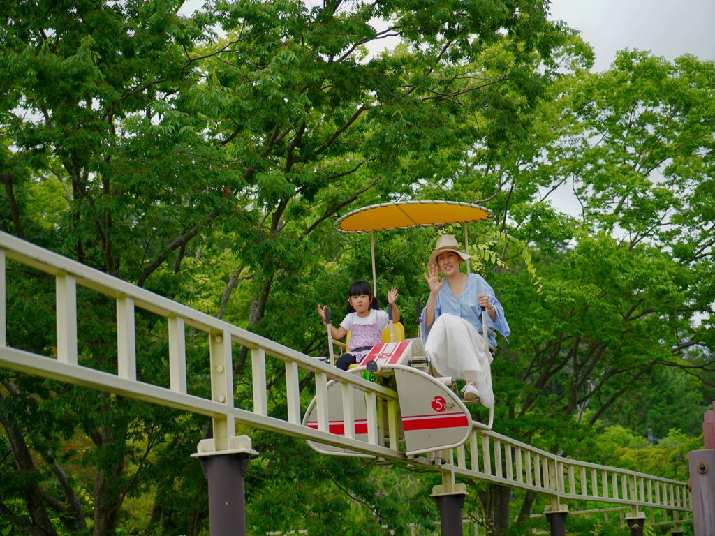 観空台遊園地「サイクルモノレール」／嵐山－高雄パークウエイ（京都府京都市）