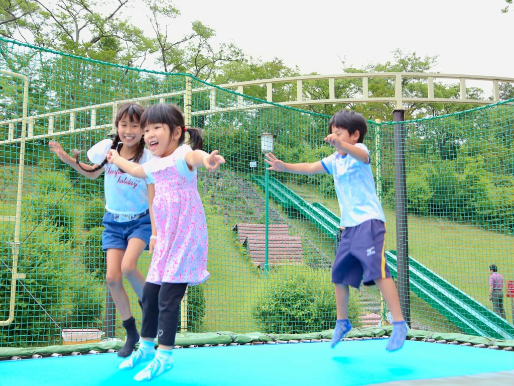 観空台遊園地「トランポリン」／嵐山－高雄パークウエイ（京都府京都市）
