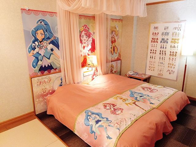 ヒーリングっどプリキュアドリームルームのベッド/白樺リゾート 池の平ホテル（長野県/立科町）