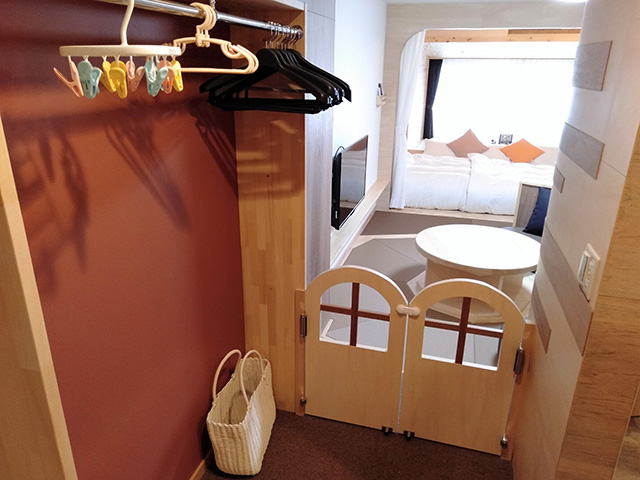 ママと子ルーム（mamatoco room）のクローゼット/白樺リゾート 池の平ホテル（長野県/立科町）