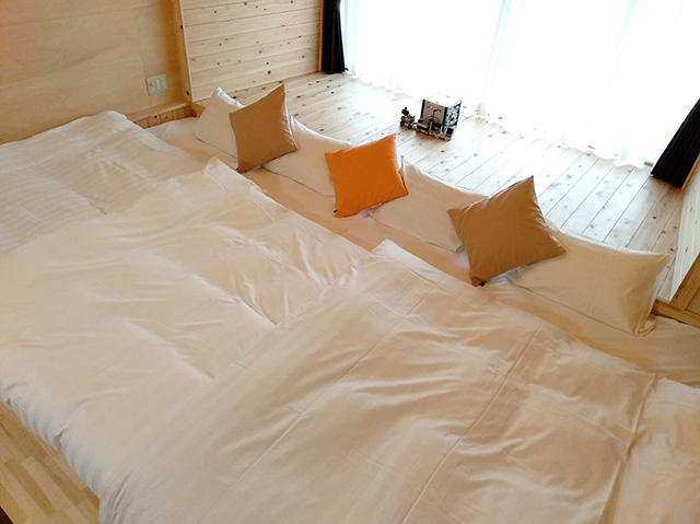 ママと子ルーム（mamatoco room）のベッド/白樺リゾート 池の平ホテル（長野県/立科町）