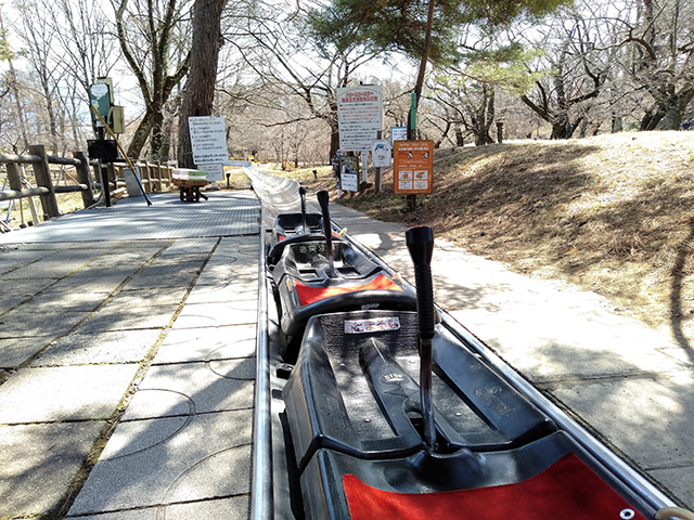 ドリームコースターのボブスレー/アルプス公園（長野県/松本市）