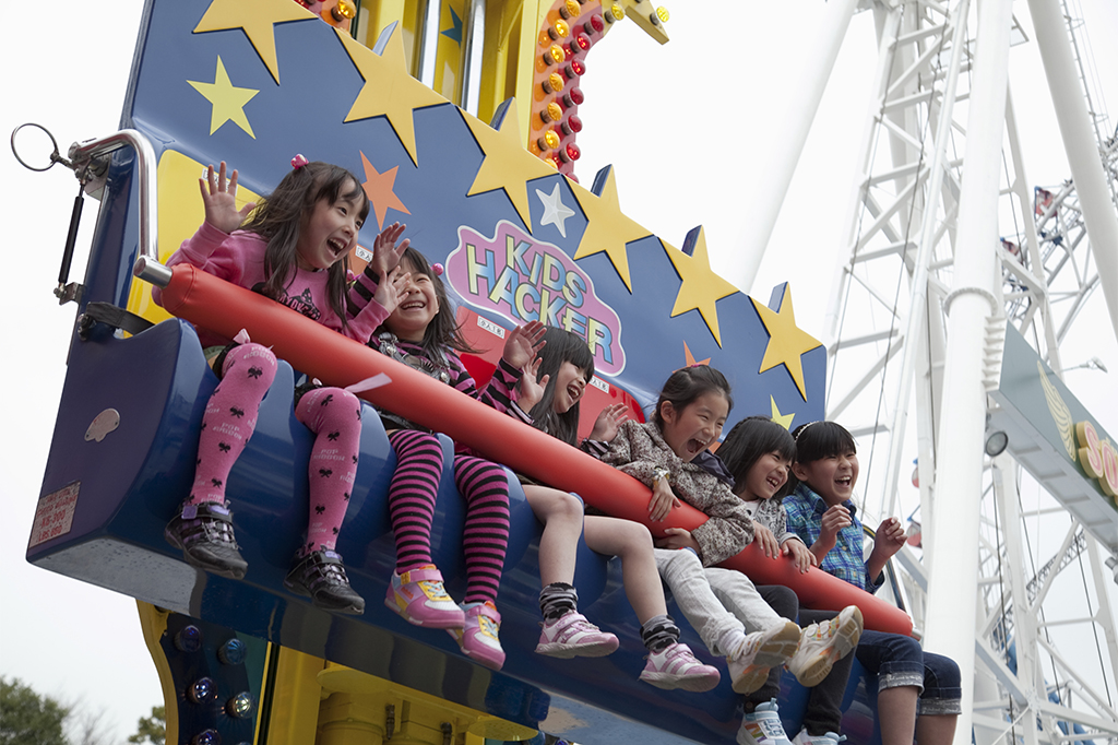 子どもでも楽しめるフリーフォール「キッズハッカー」/東京ドームシティ(東京都/文京区)