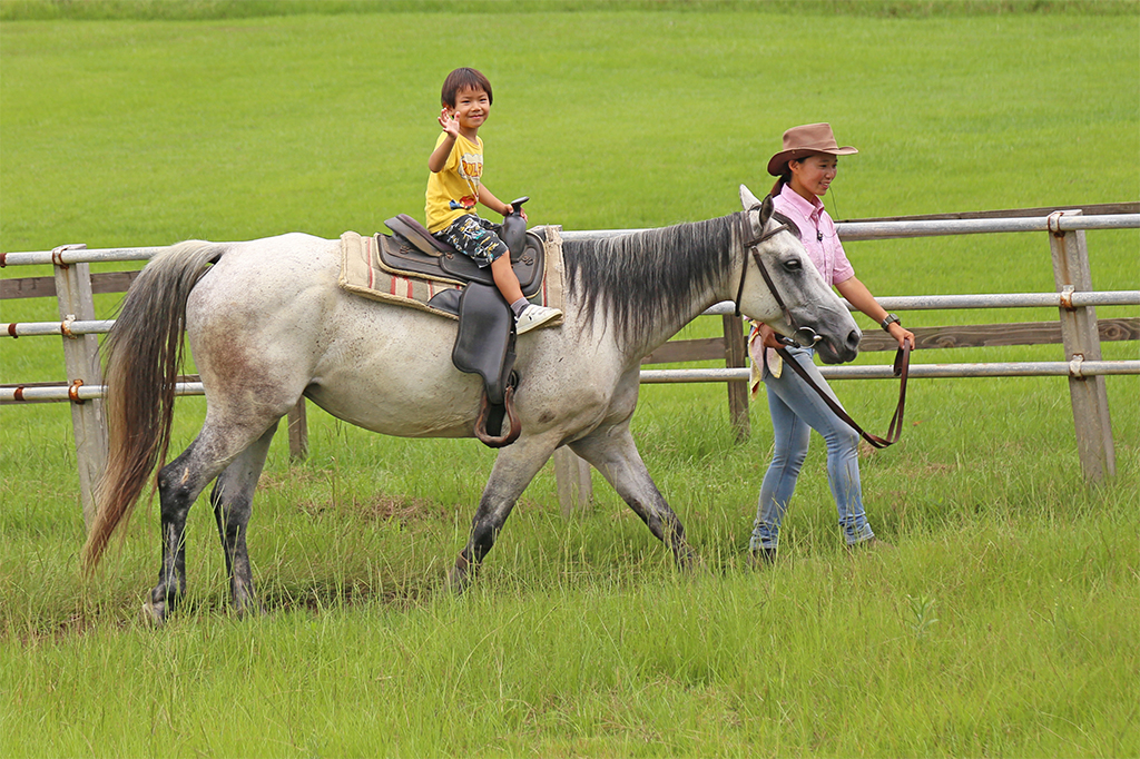 乳牛の手搾りを体験/マザー牧場(千葉県/富津市)