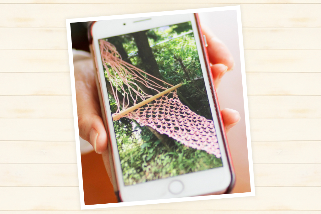 『工作図鑑』のハンモック作成