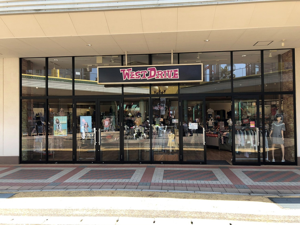 セレクトショップ「WEST DRIVE」/BIG HOP ガーデンモール印西(千葉県/印西市)