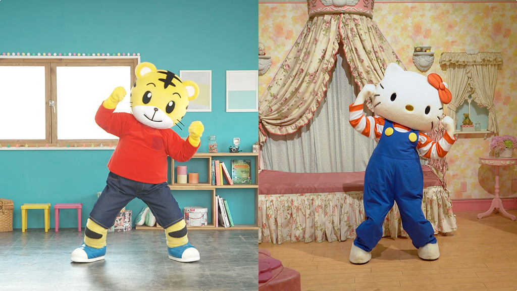 しまじろうとハローキティ