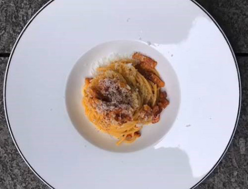 スパゲッティ・アラ・カルボナーラ/ザ・リッツ・カールトン京都(京都市)