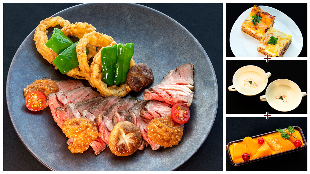 ディナーメニューの一例/リーベルホテル アット ユニバーサル・スタジオ・ジャパン