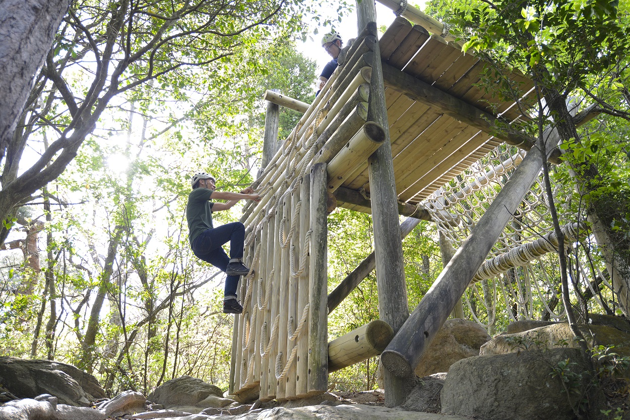 生駒山麓公園のアスレチック(奈良県/生駒市)
