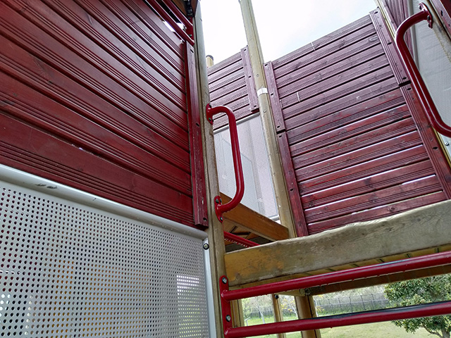 木製アスレチック/彩都なないろ公園(大阪府/箕面市)