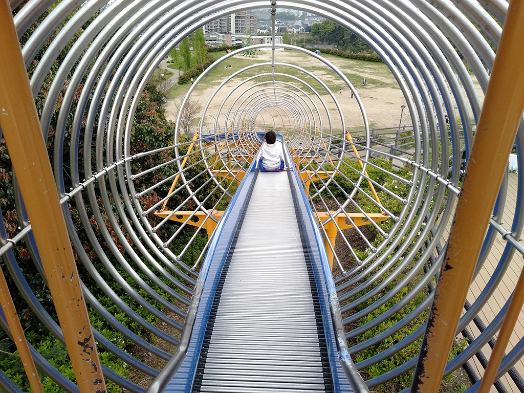 全長70mのローラー滑り台/彩都西公園(大阪府/茨木市)