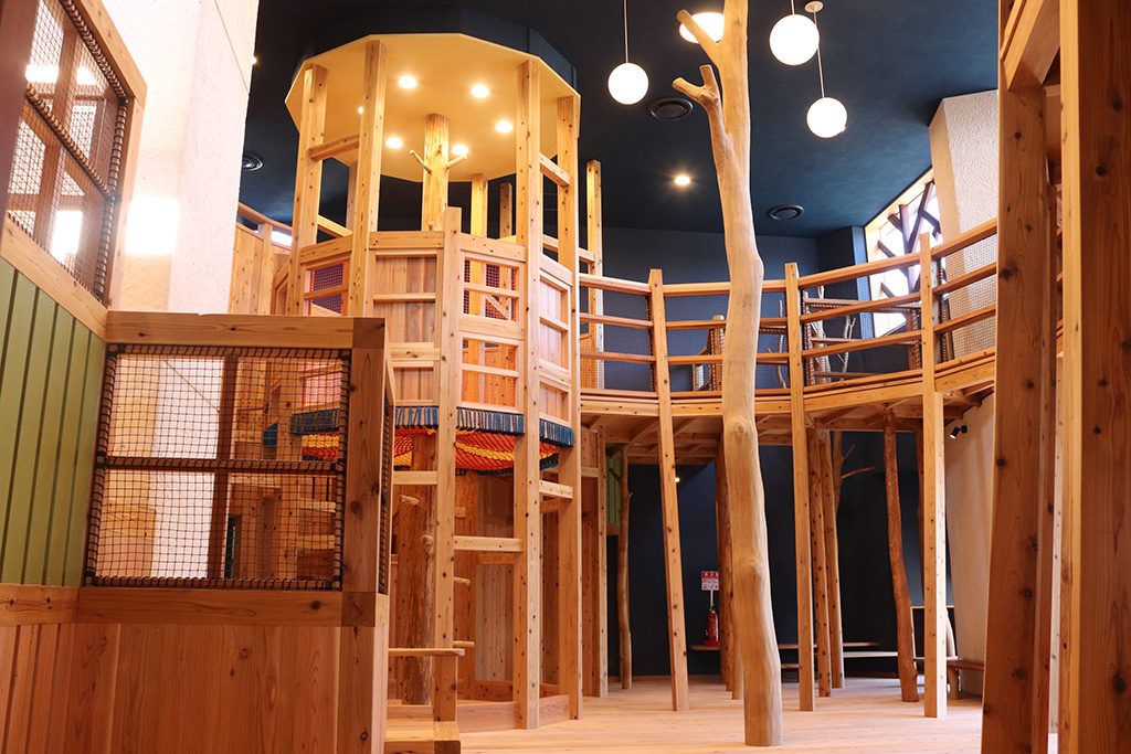 こどもの森アスレチック/あそびハウス こどもと森（福井県/池田町）