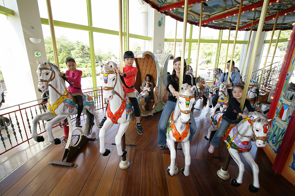 サントピアワールドの「メリーゴーランド」(新潟県/阿賀野市)