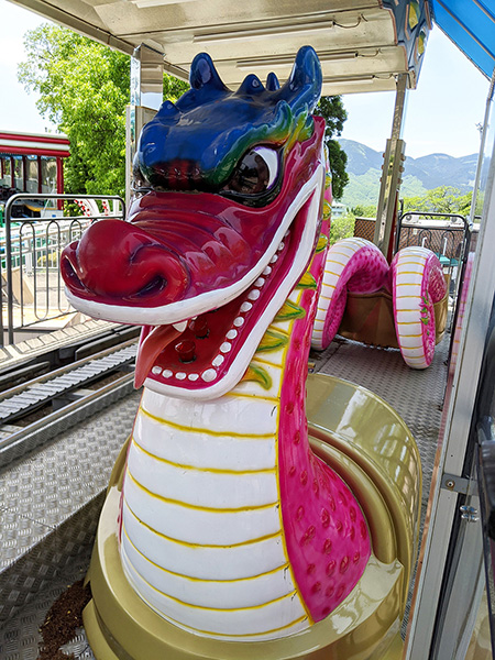 城島高原パークの「ドラゴンコースター」(大分県/別府市)