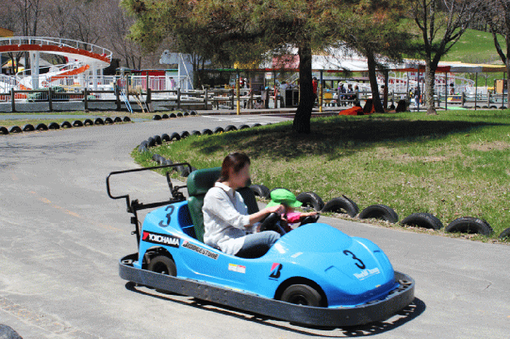 きたみファミリーランドの「ゴーカート」(北海道/北見市)