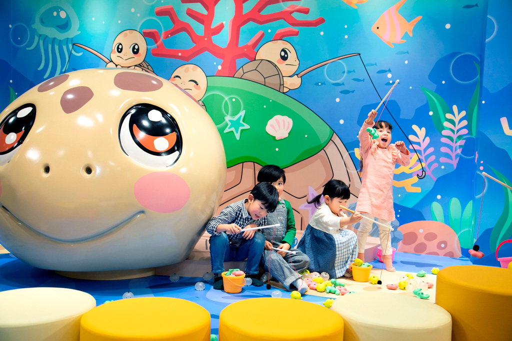 しまじろうシーパークの「かめまるフィッシング」/ラグーナテンボス　ラグナシア（愛知県/蒲郡市）