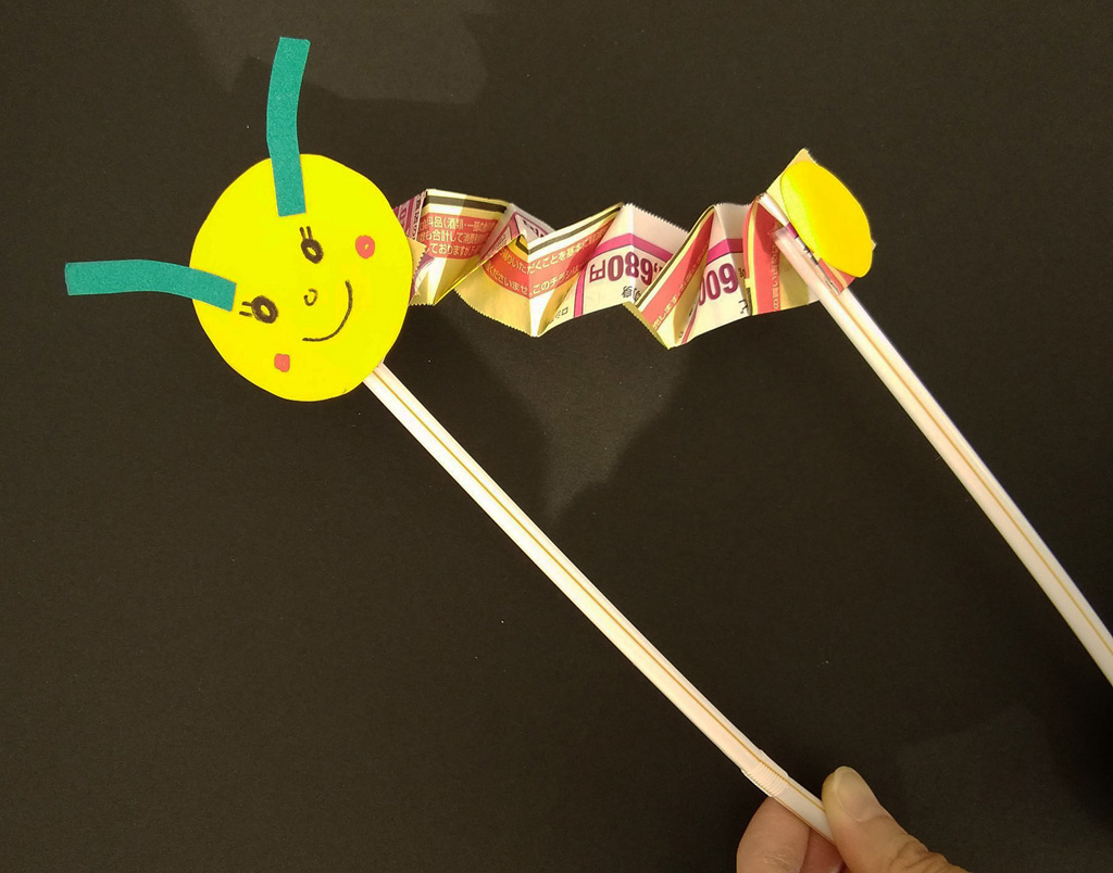 にょきにょきあおむしをつくろう!/釧路市こども遊学館(北海道/釧路市)