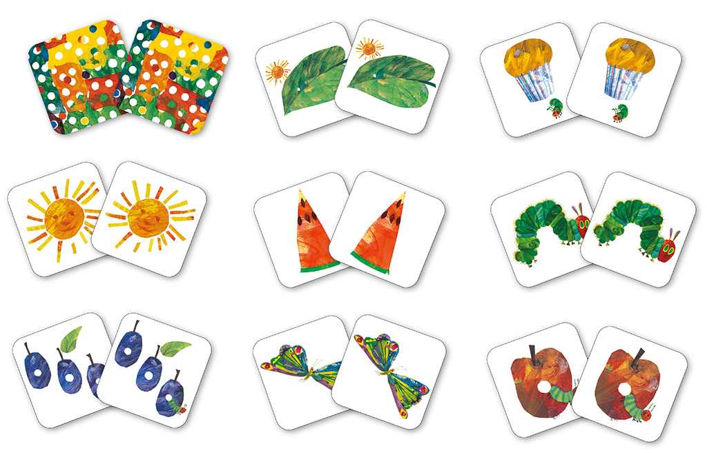 知育カードゲーム「はらぺこあおむしメモリーゲーム」