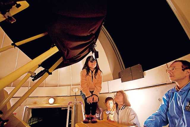 アマチュア天文家の話を聞きながら天体観測/花立自然公園(茨城県/常陸大宮市)