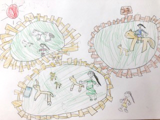 作品タイトル：マザー牧場の動物たち/ココさん（6歳）