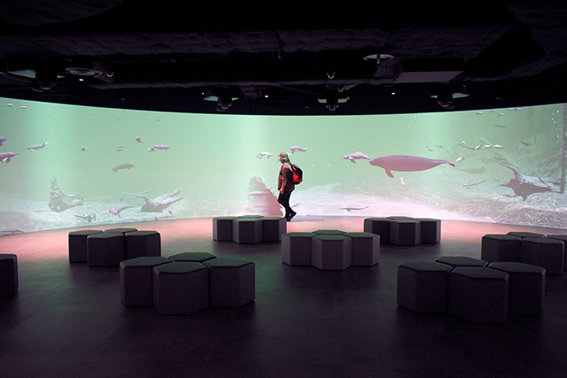 パノラマスクリーンゾーン/カワスイ 川崎水族館（神奈川県）