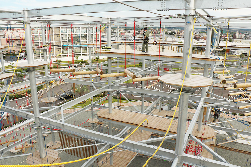 「ハートスロブ」のアスレチック/泉南りんくう公園(大阪府/泉南市)