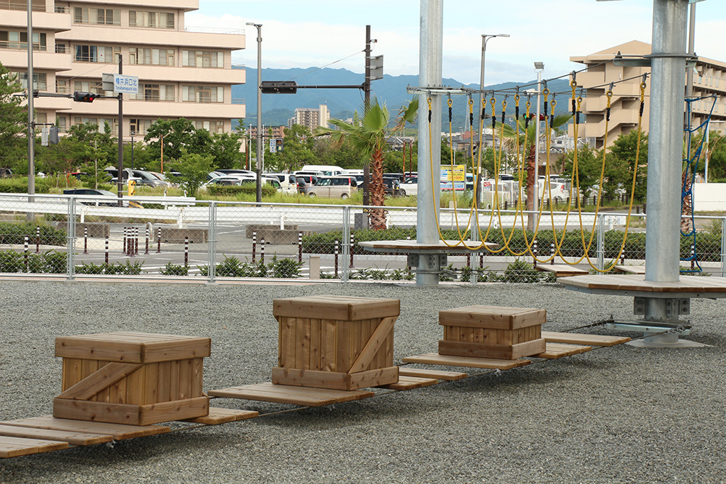 小さな子ども達のアスレチック/泉南りんくう公園(大阪府/泉南市)