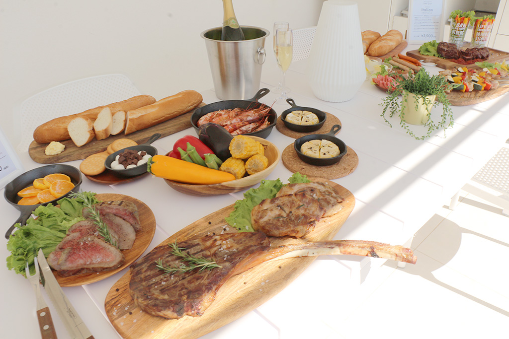 宿泊とセットのナイトBBQ全4コース/泉南りんくう公園(大阪府/泉南市)