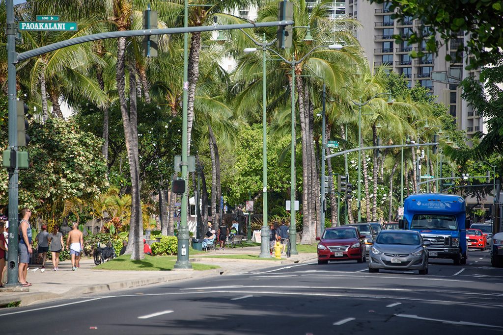 ハワイの街並み