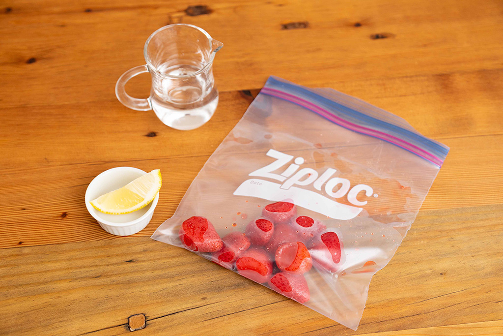 いちごかき氷の材料