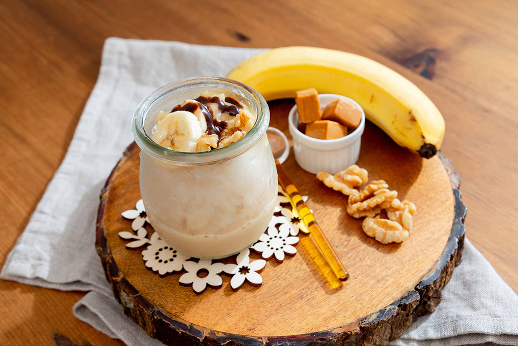 キャラメルチョコバナナかき氷