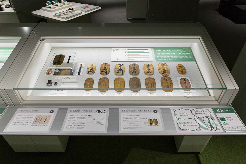 展示ケース/貨幣博物館(東京都/中央区)