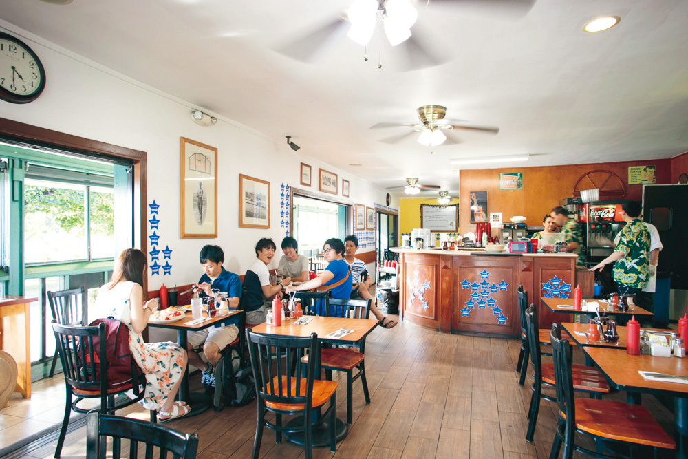 「エッグスンシングス」でランチ