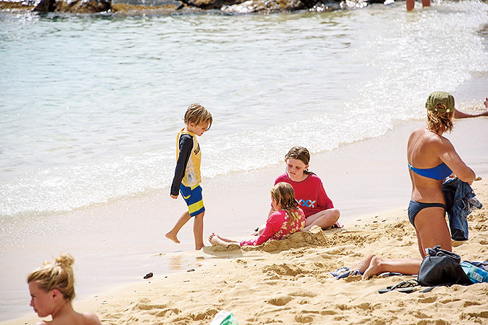 ハワイのビーチ