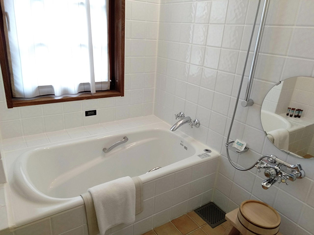 客室の浴室/ロッテアライリゾート（新潟県/妙高市）