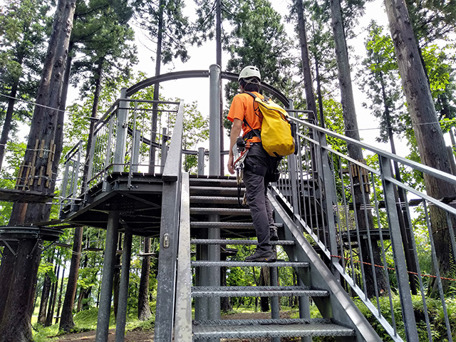 ツリーアドベンチャーに挑戦/ロッテアライリゾート（新潟県/妙高市）
