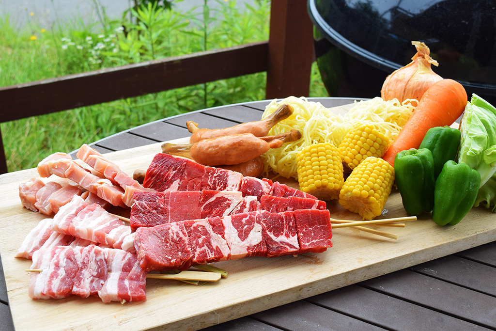 バーベキューの食材/ワイルドクッキングガーデン（神奈川県/相模原市）