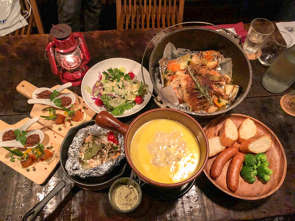 豪華なアウトドア料理/Workation Hakuba ワーケーション白馬（長野県/白馬村）