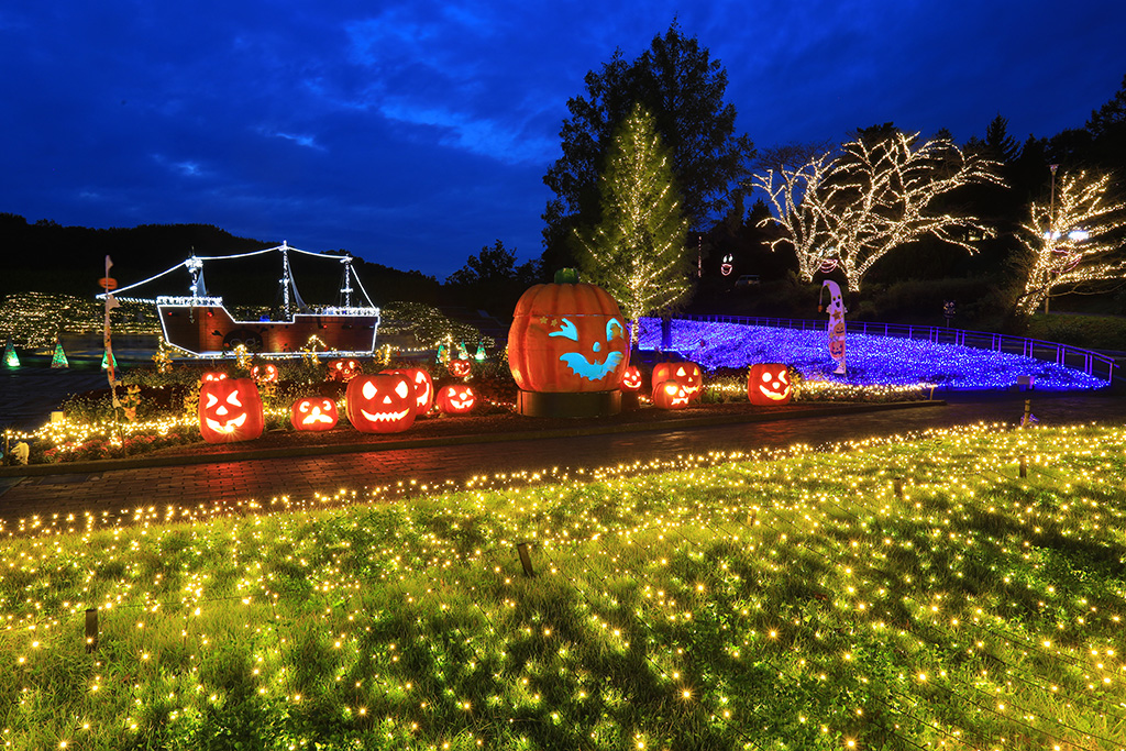 森のハロウィンナイトの様子/国営武蔵丘陵森林公園（埼玉県/滑川町）