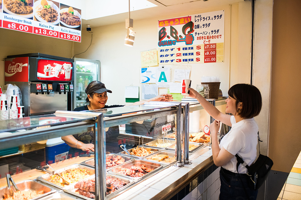 グアムの飲食店の様子