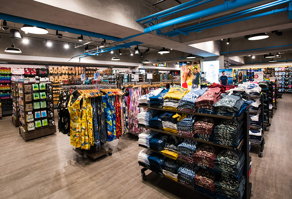 グアムの衣料品店