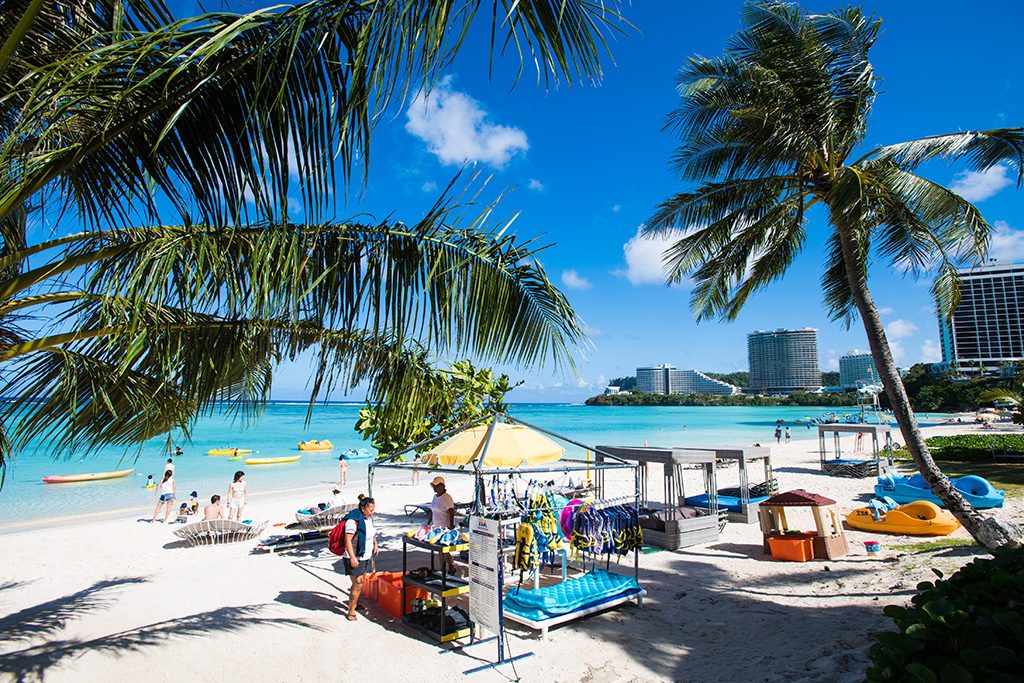 グアムのビーチ